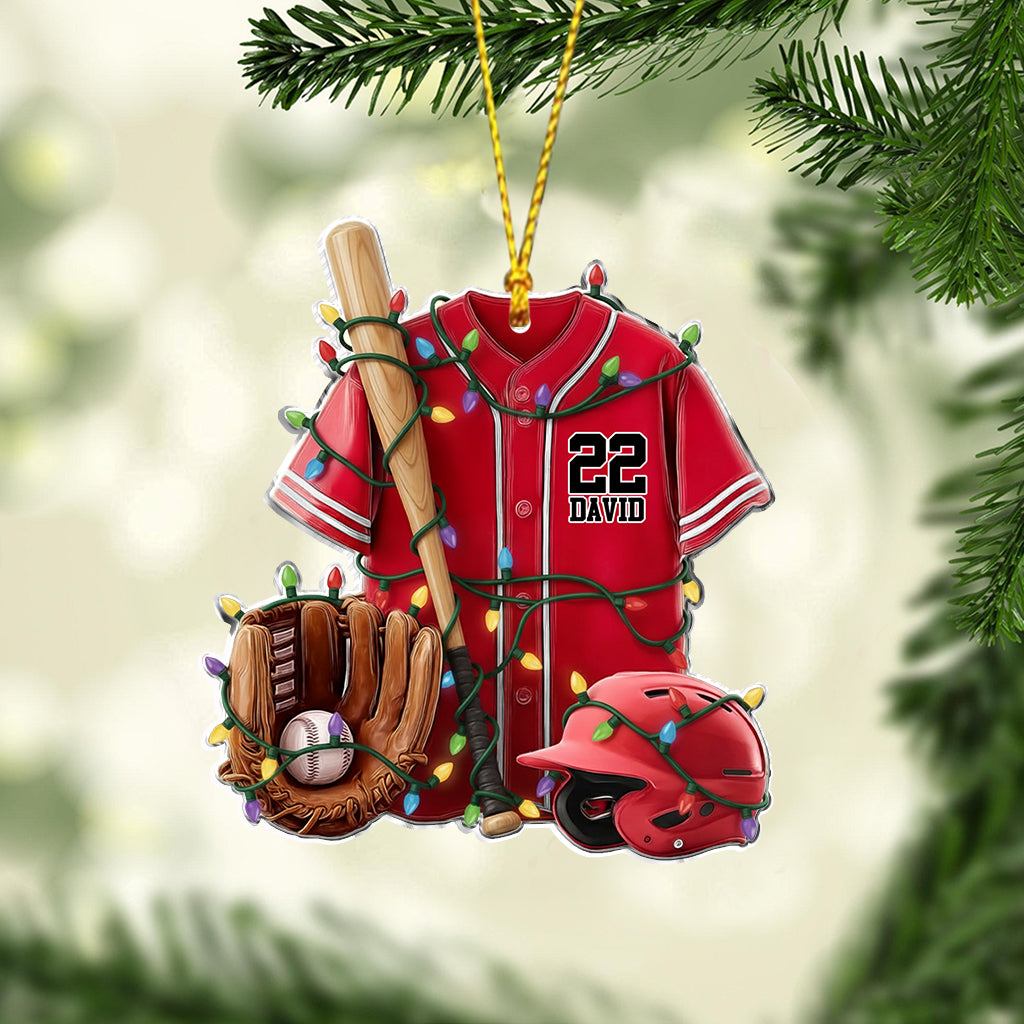 Baseball Life – Personalisierter Baseball-Anhänger