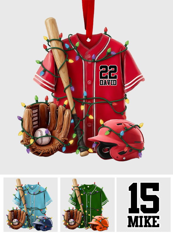 Baseball Life – Personalisierter Baseball-Anhänger