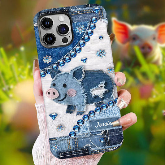 Cute Pig - Personalized Pig Lover Full Print Phone Case