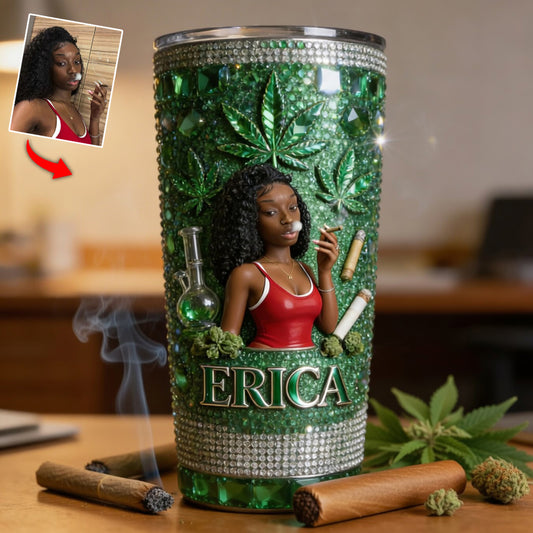 Benutzerdefinierte Foto - Personalisierter Weed Tumbler