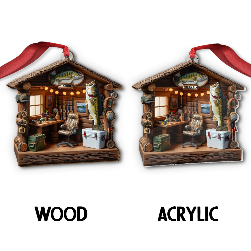 Love Fishing - Personalized Fishing Ornament