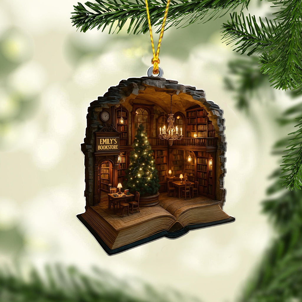Weihnachtsbuchhandlung – Personalisierter Buchschmuck