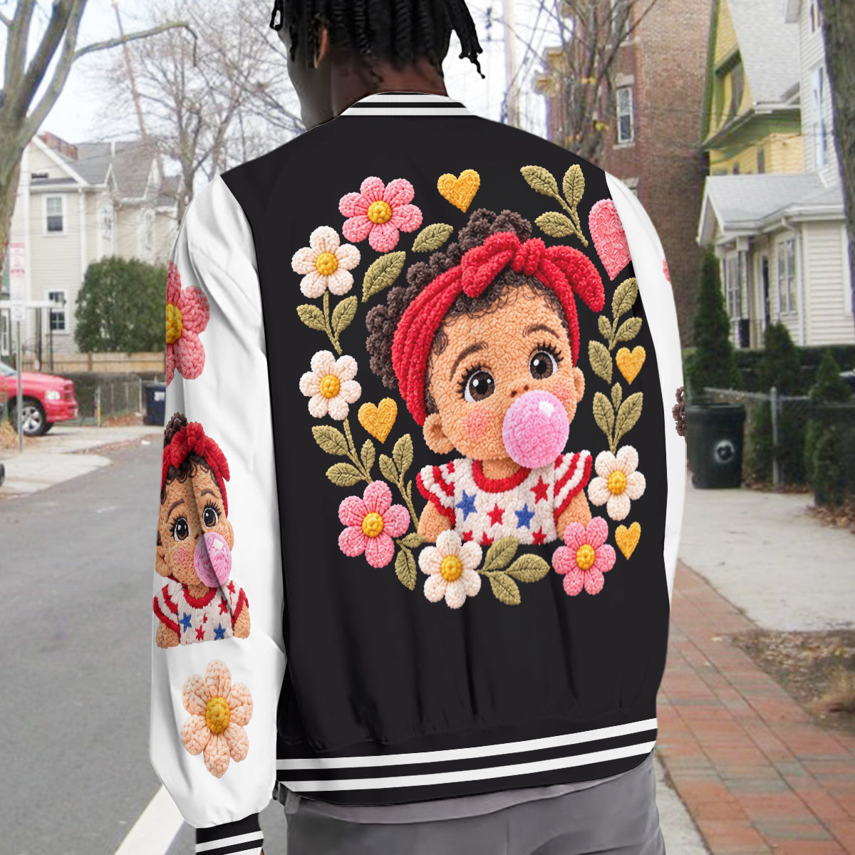 Custom Any Photo - Personalized Kid Varsity Jacket