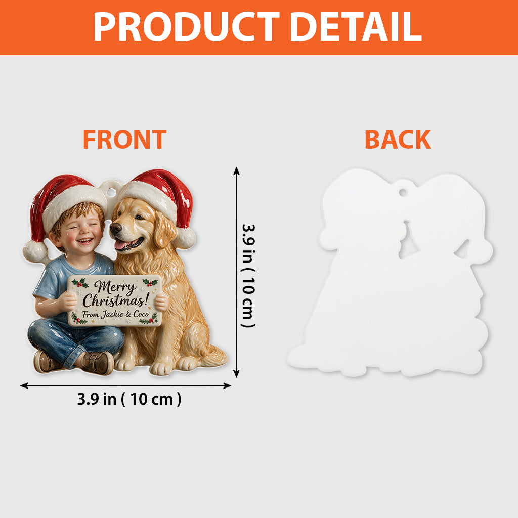 Custom From Any Photo - Personalized Kid Premium 3D Ornament