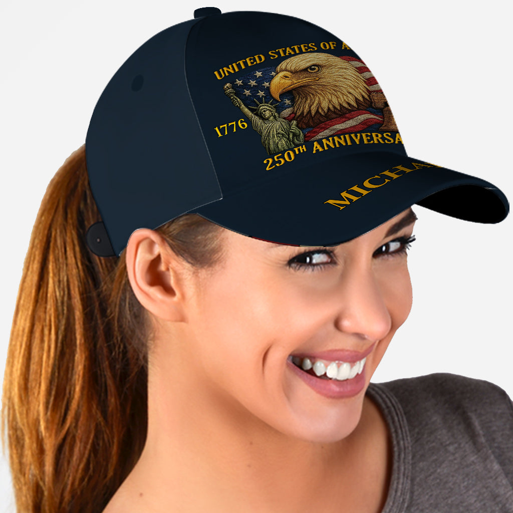 250th Anniversary - Personalized Bald Eagle Classic Cap