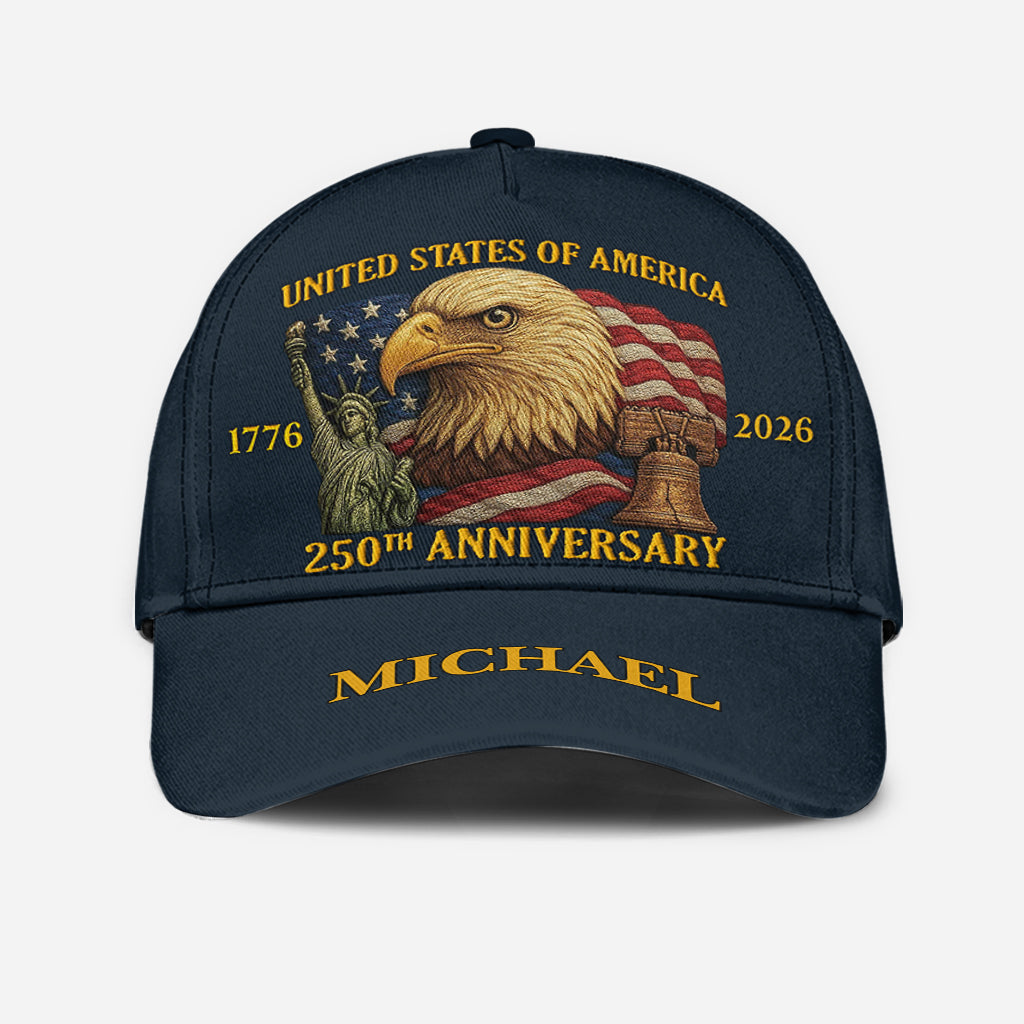 250th Anniversary - Personalized Bald Eagle Classic Cap
