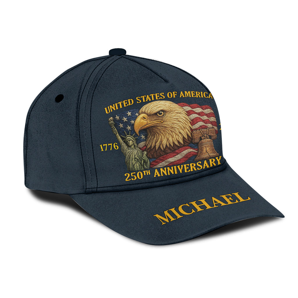 250th Anniversary - Personalized Bald Eagle Classic Cap