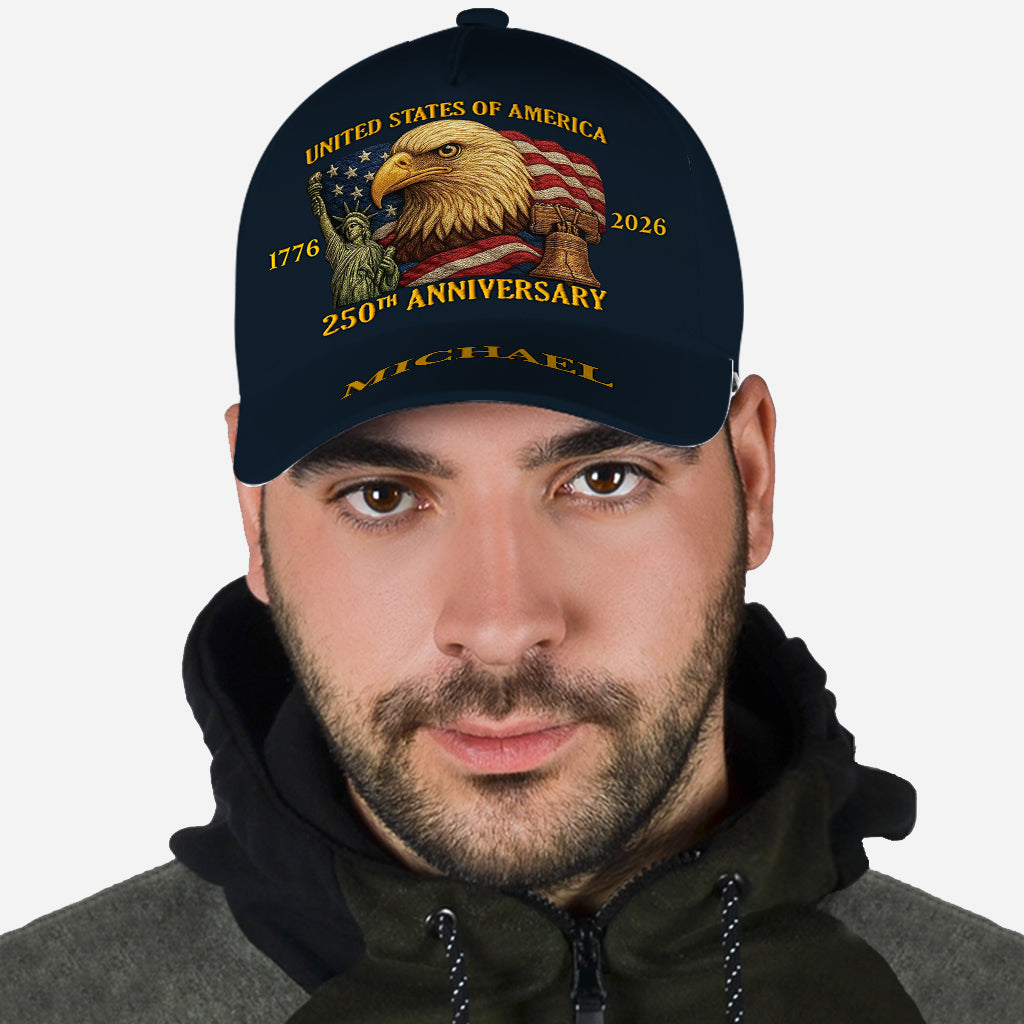 250th Anniversary - Personalized Bald Eagle Classic Cap