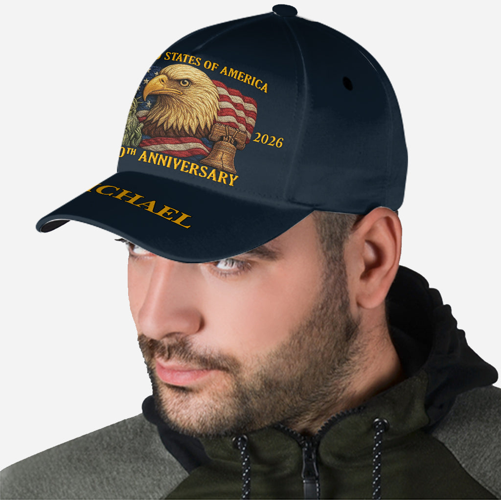 250th Anniversary - Personalized Bald Eagle Classic Cap