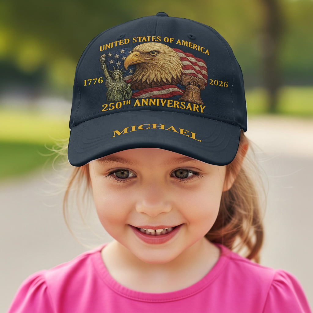250th Anniversary - Personalized Bald Eagle Classic Cap