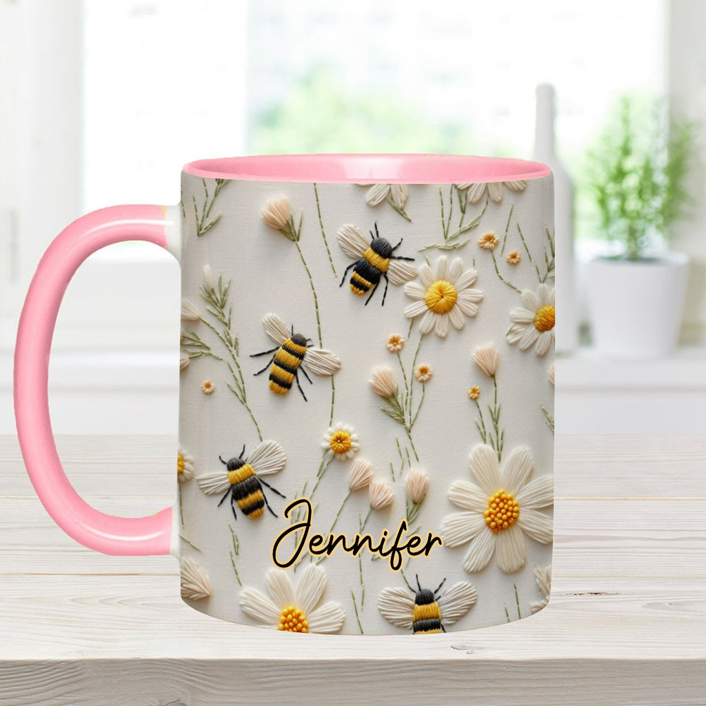 Love Bees - Personalized Bee Accent Mug