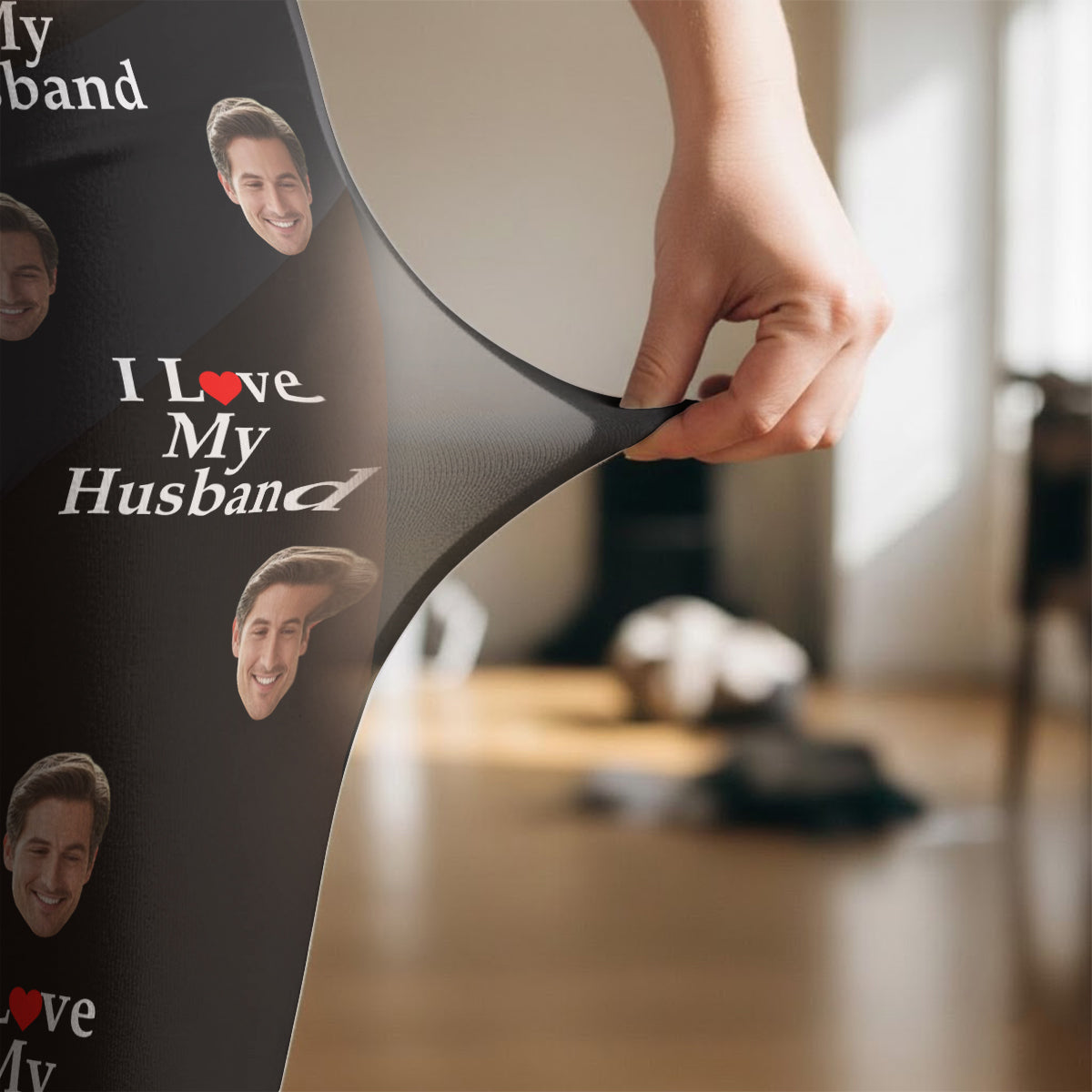 Ich liebe dich – Personalisierte Strumpfhose für Paare