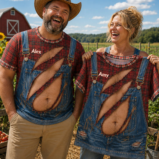 Lustiges Geschenk für Landwirte - Personalisierte Landwirt All Over Shirt