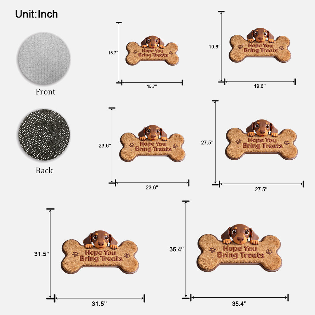 Pet Welcome Doormat, Custom From Any Photo - Personalized Dog Shaped Doormat/ Rug