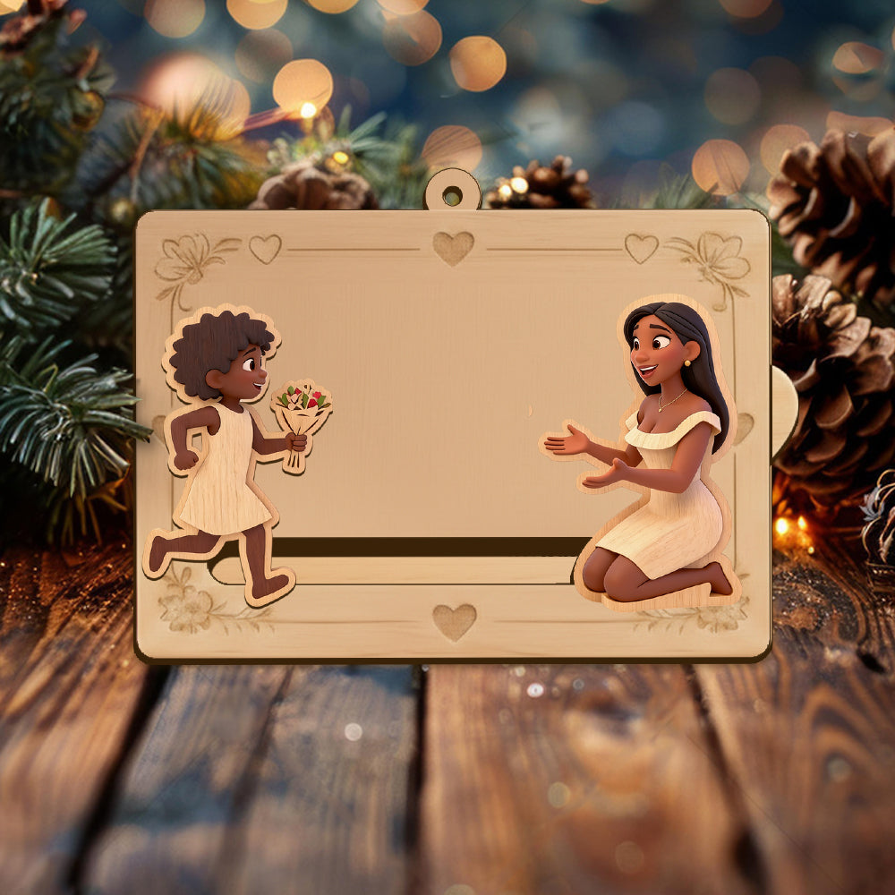 Message For Mother - Personalized Mother Sliding Ornament