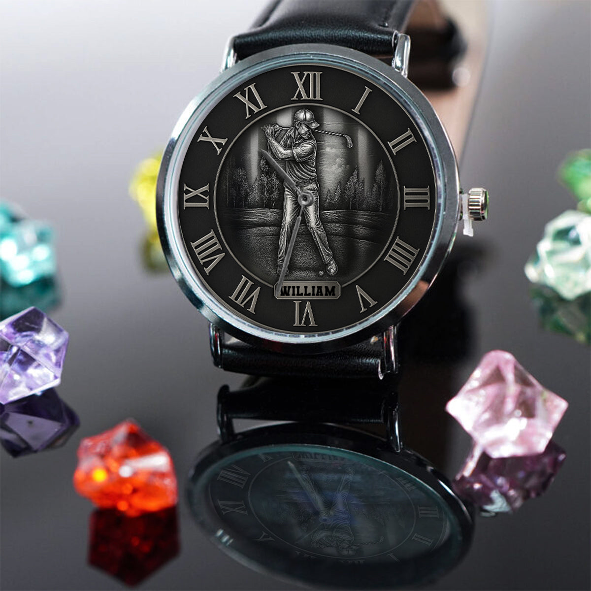 Der coolste Golfer – personalisierte Golf-Handuhr