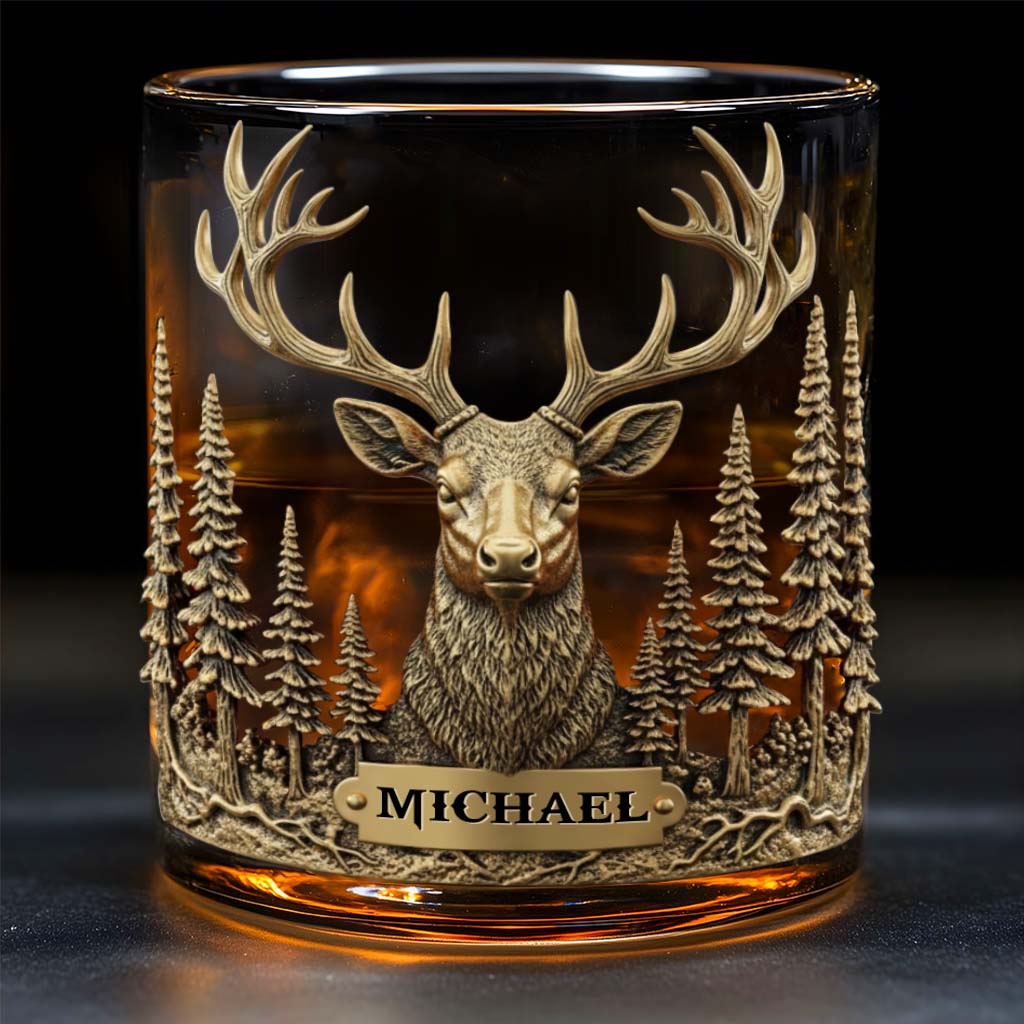 Liebe zur Jagd – Personalisiertes Whiskeyglas für die Jagd