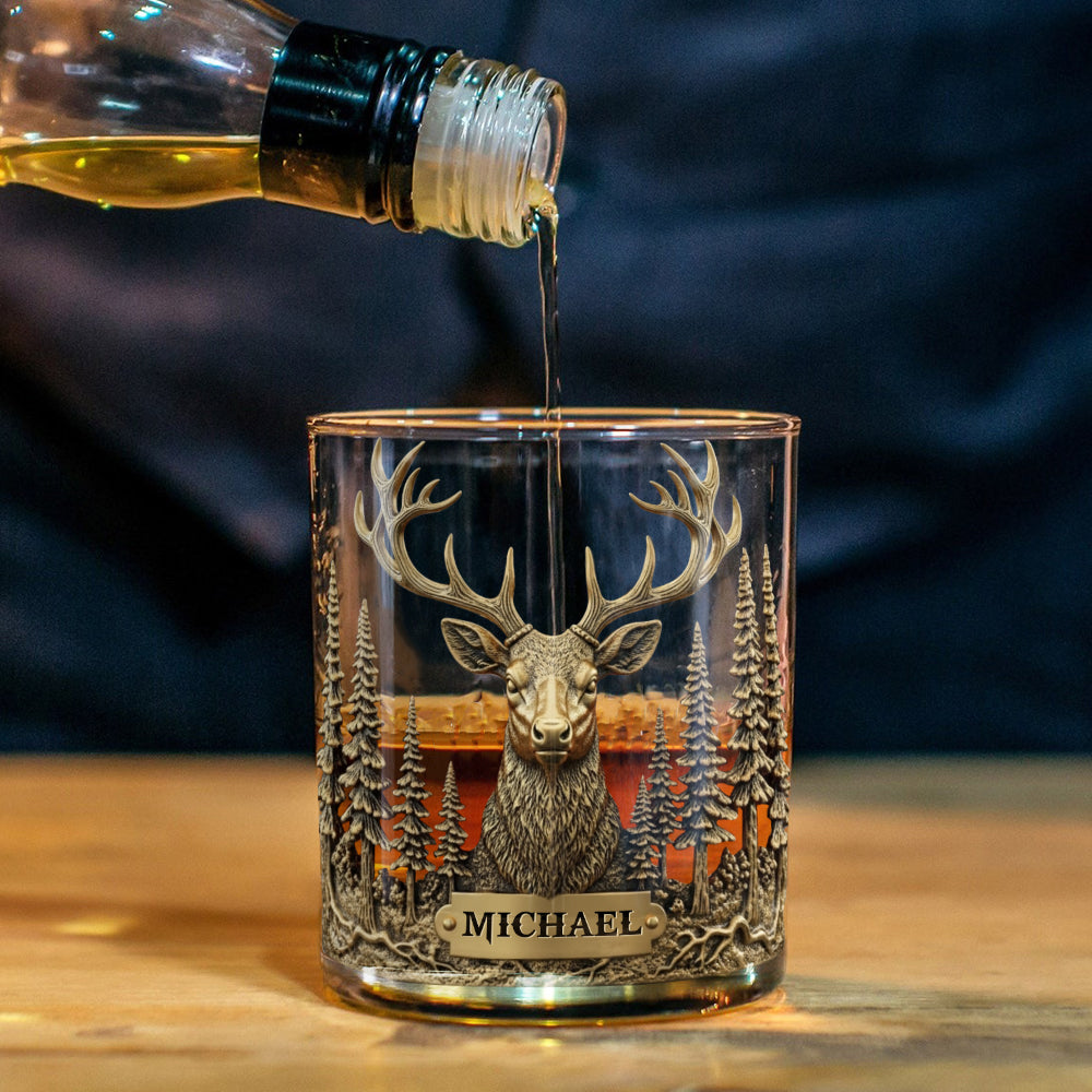 Liebe zur Jagd – Personalisiertes Whiskeyglas für die Jagd
