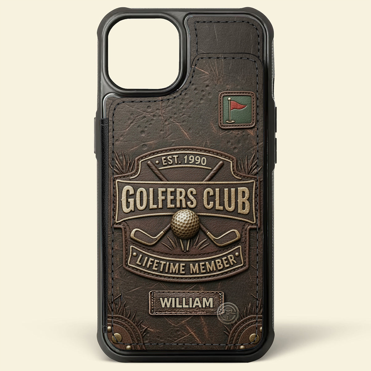 Life Time Golf Club Member - Personalized Golf Fully Printed Wallet Phone Case