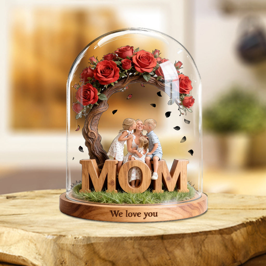 Stammbaum – Personalisierte Acrylplakette in individueller Form für die Mutter