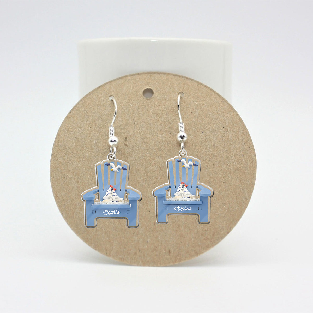 Beach Chair - Personalized Sea Lover Earrings