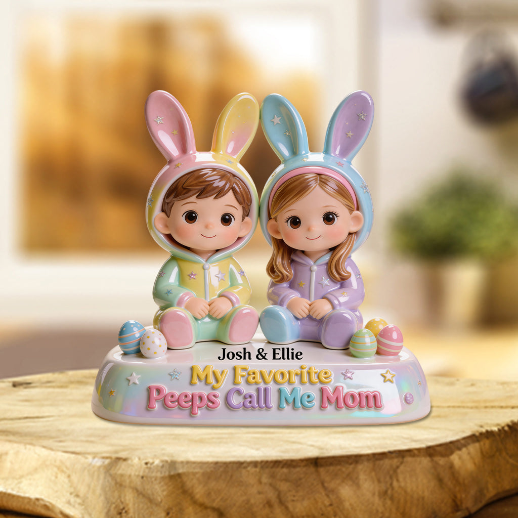 Meine Lieblingsmenschen nennen mich Oma – personalisierte, individuell geformte Acrylplakette „Oma“