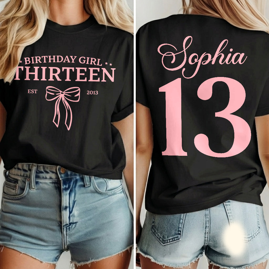 Happy Birthday - Personalized Birthday T-shirt And Hoodie
