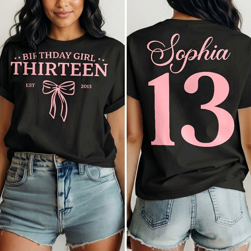 Happy Birthday - Personalized Birthday T-shirt And Hoodie