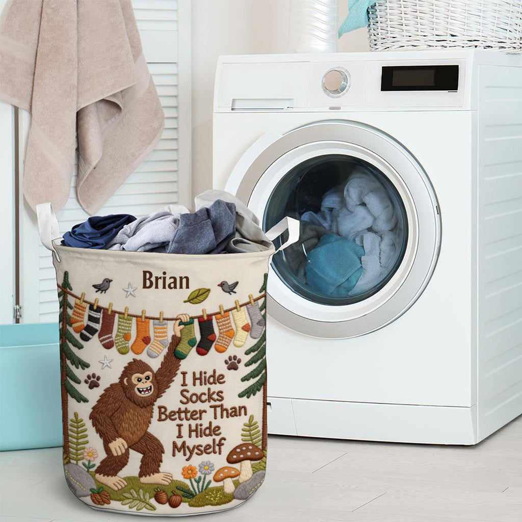 I Hide Socks - Personalized Hiking Storage Basket