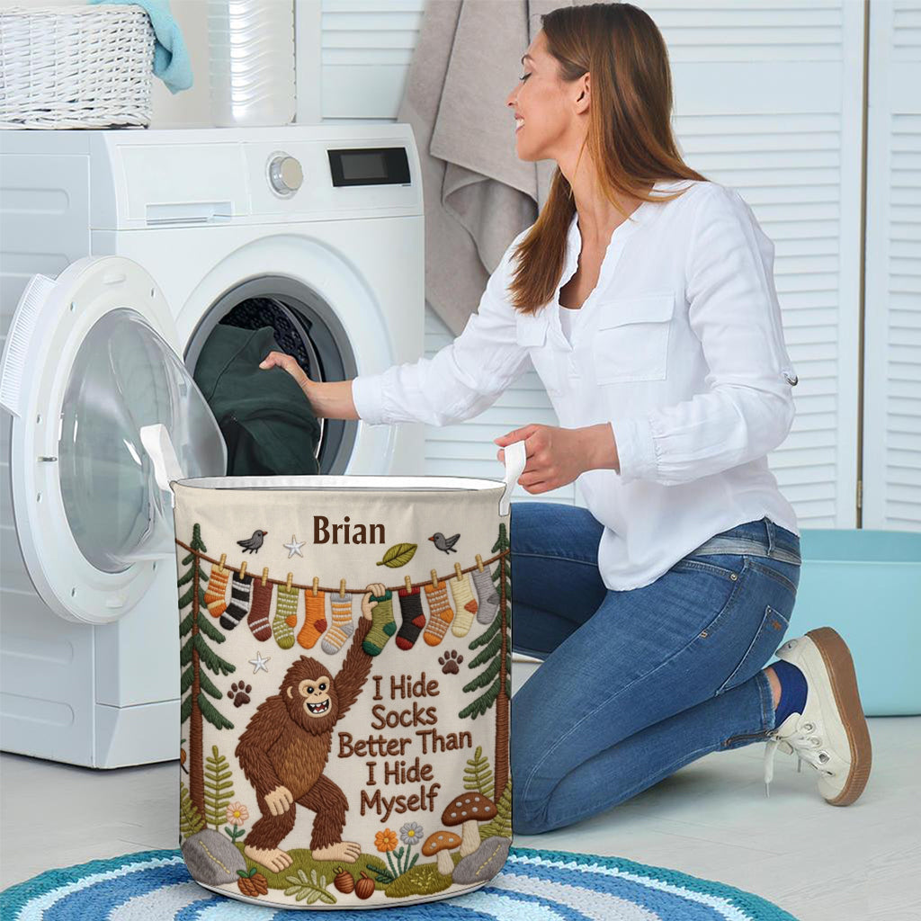 I Hide Socks - Personalized Hiking Storage Basket