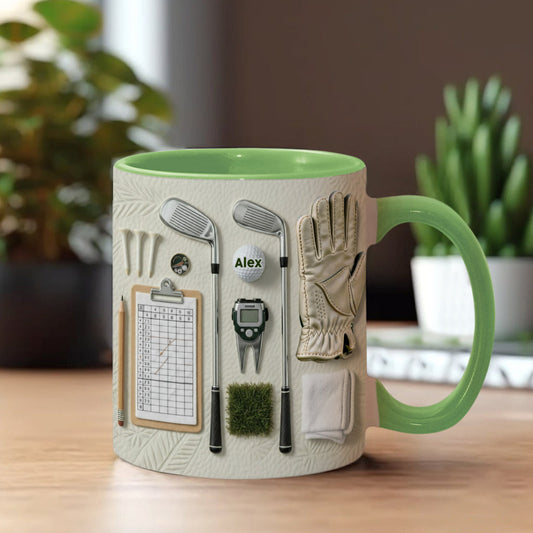 Lebe Golf – Personalisierte Golf-Tasse