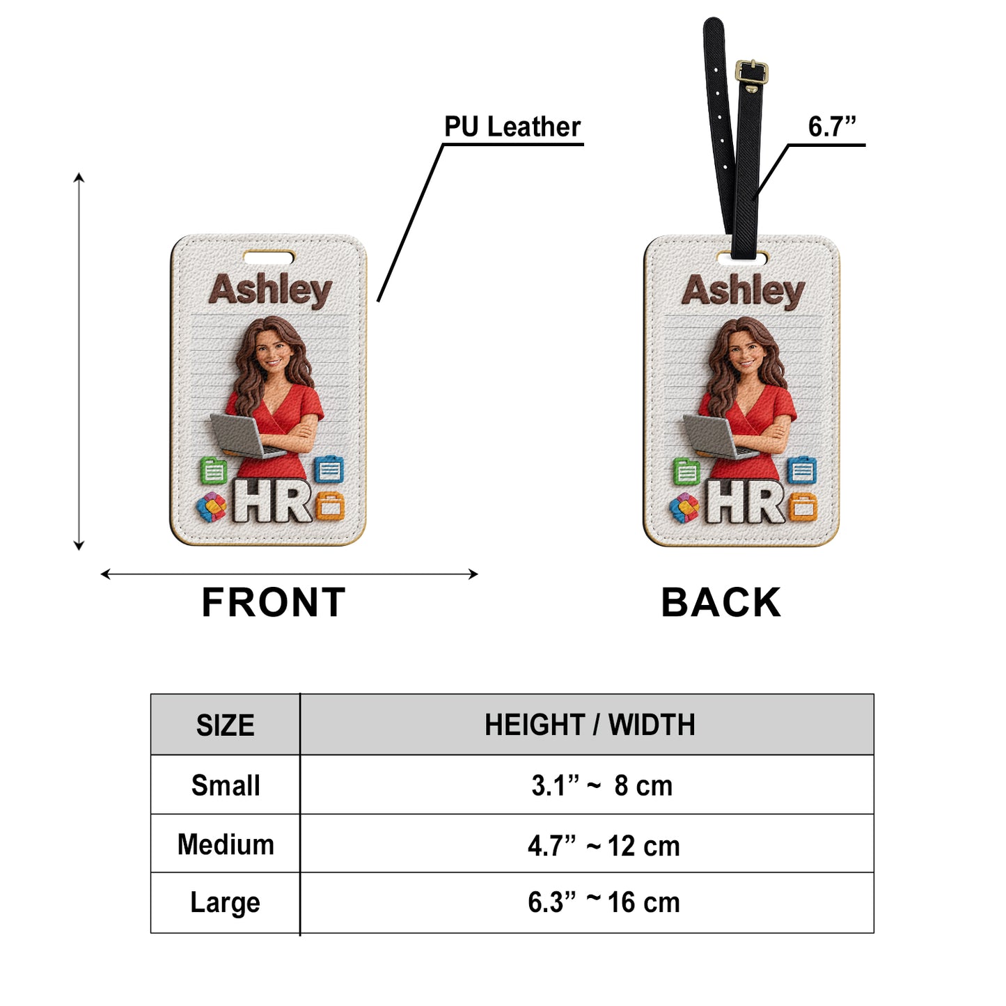 Any Photo - Personalized Colleague Luggage Tag