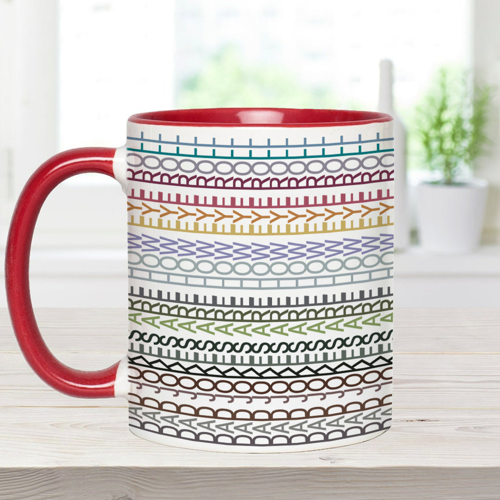 Dad Jokes Are How Eye Roll - Father Accent Mug