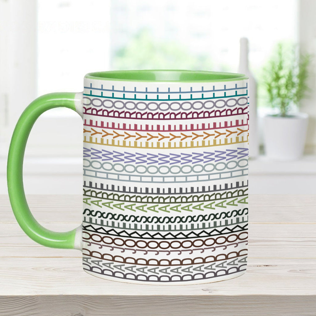 Dad Jokes Are How Eye Roll - Father Accent Mug