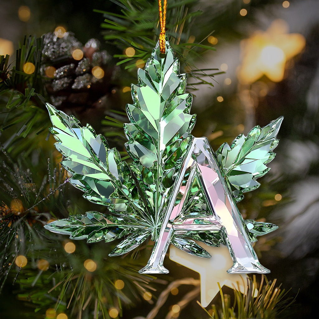 Stoned Alphabet - Personalized Weed Ornament