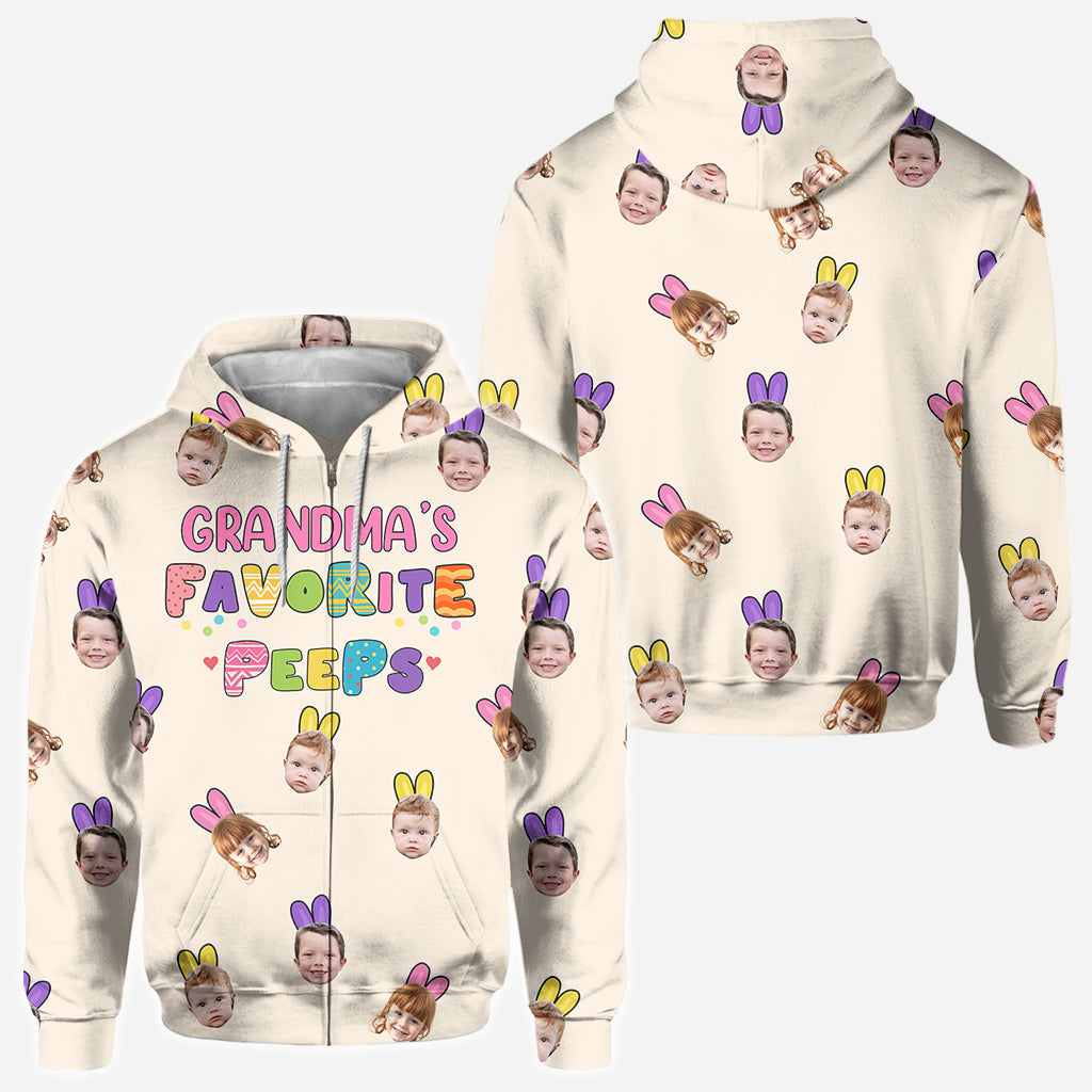 Grandma's Peeps - Personalized Kid All Over Shirt