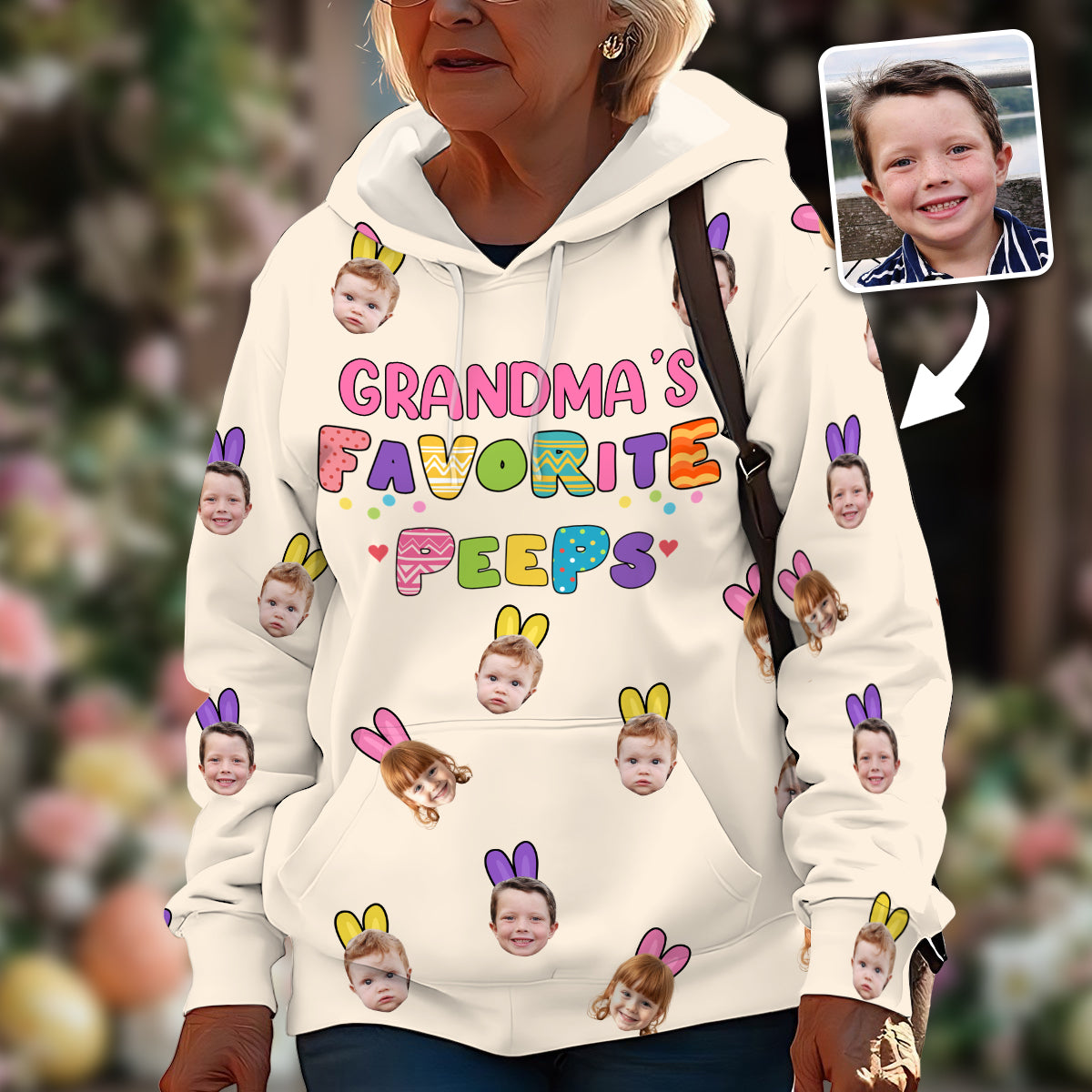 Grandma's Peeps - Personalized Kid All Over Shirt