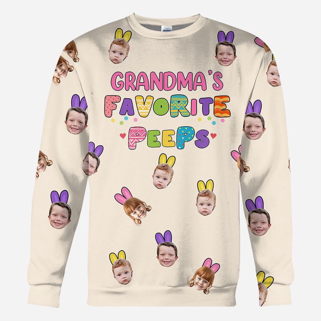 Grandma's Peeps - Personalized Kid All Over Shirt