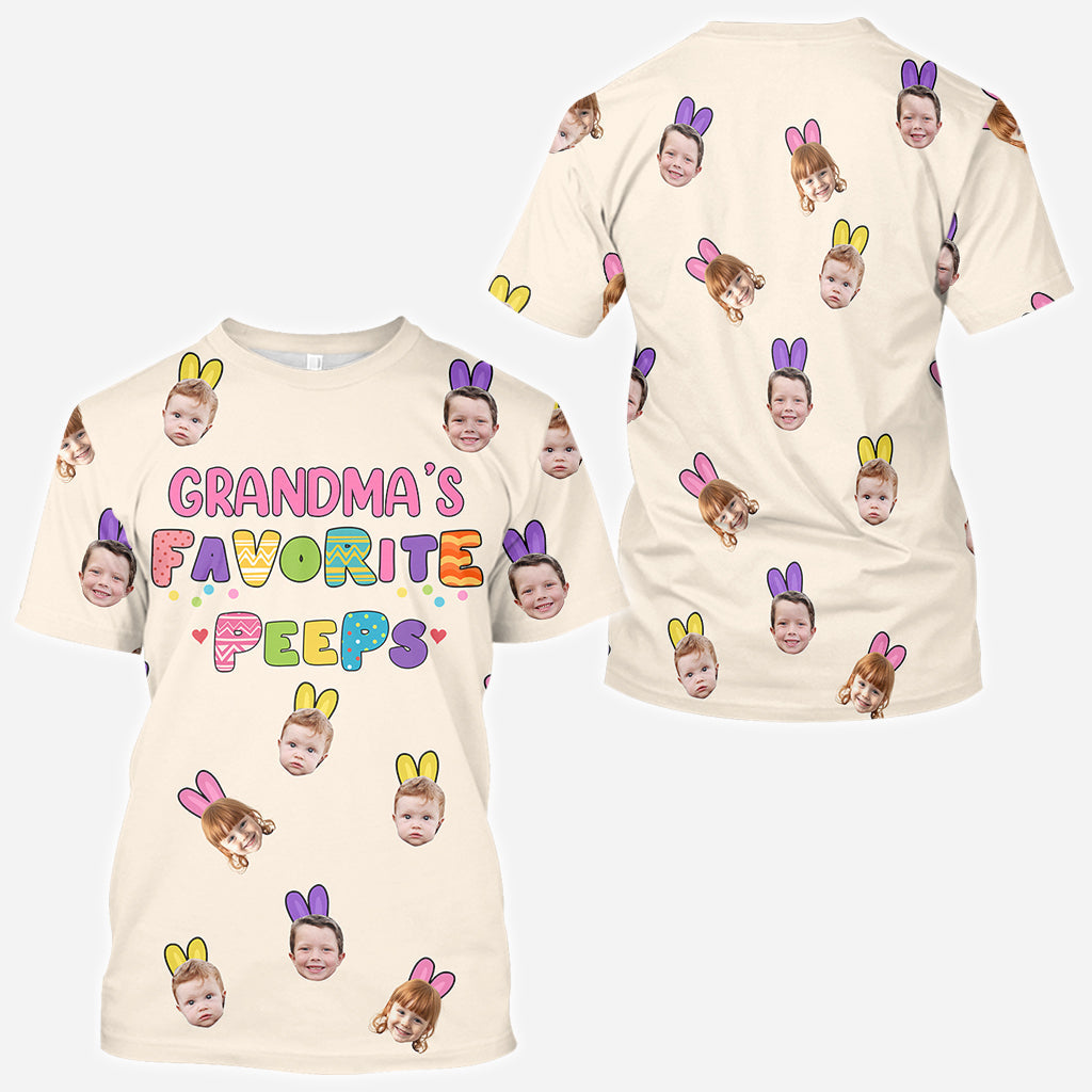 Grandma's Peeps - Personalized Kid All Over Shirt