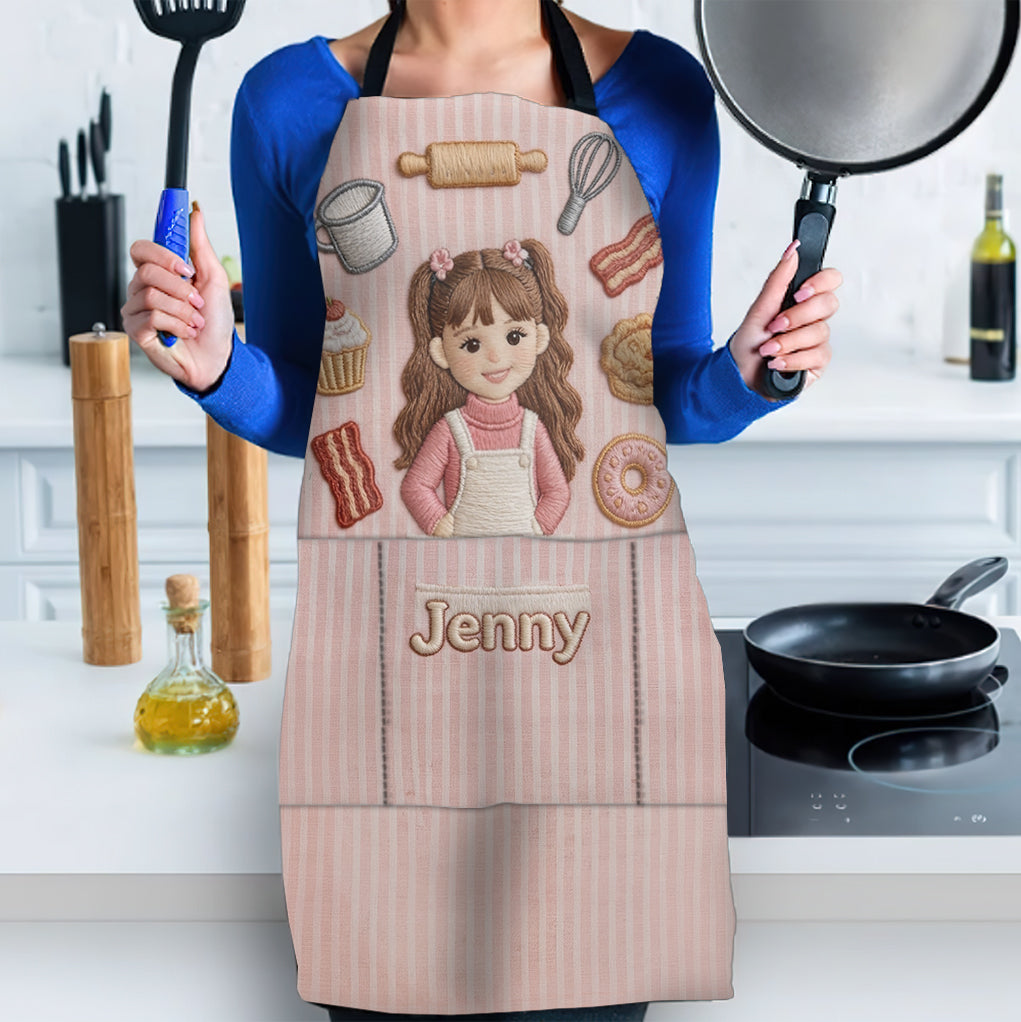 Personalisierte Kinder-Schürze mit Taschen - Jedes Foto