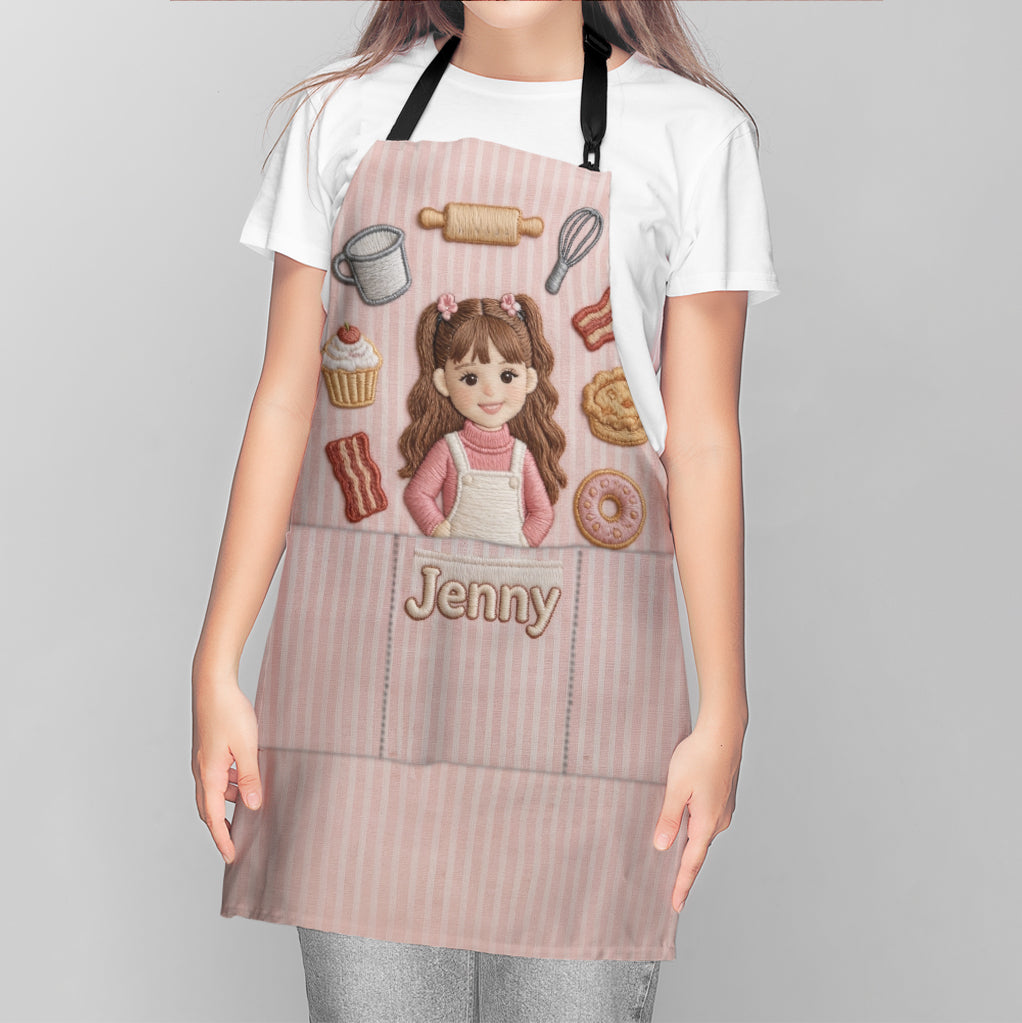 Personalisierte Kinder-Schürze mit Taschen - Jedes Foto