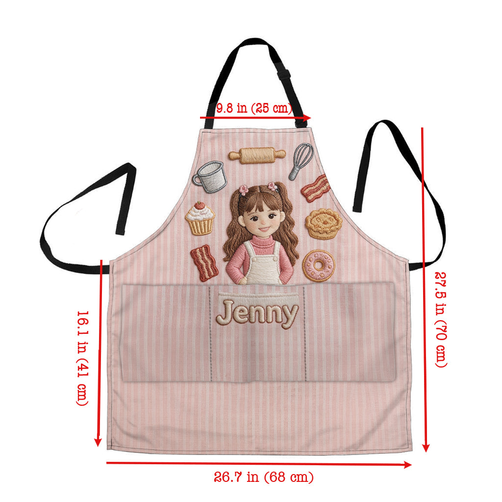 Personalisierte Kinder-Schürze mit Taschen - Jedes Foto