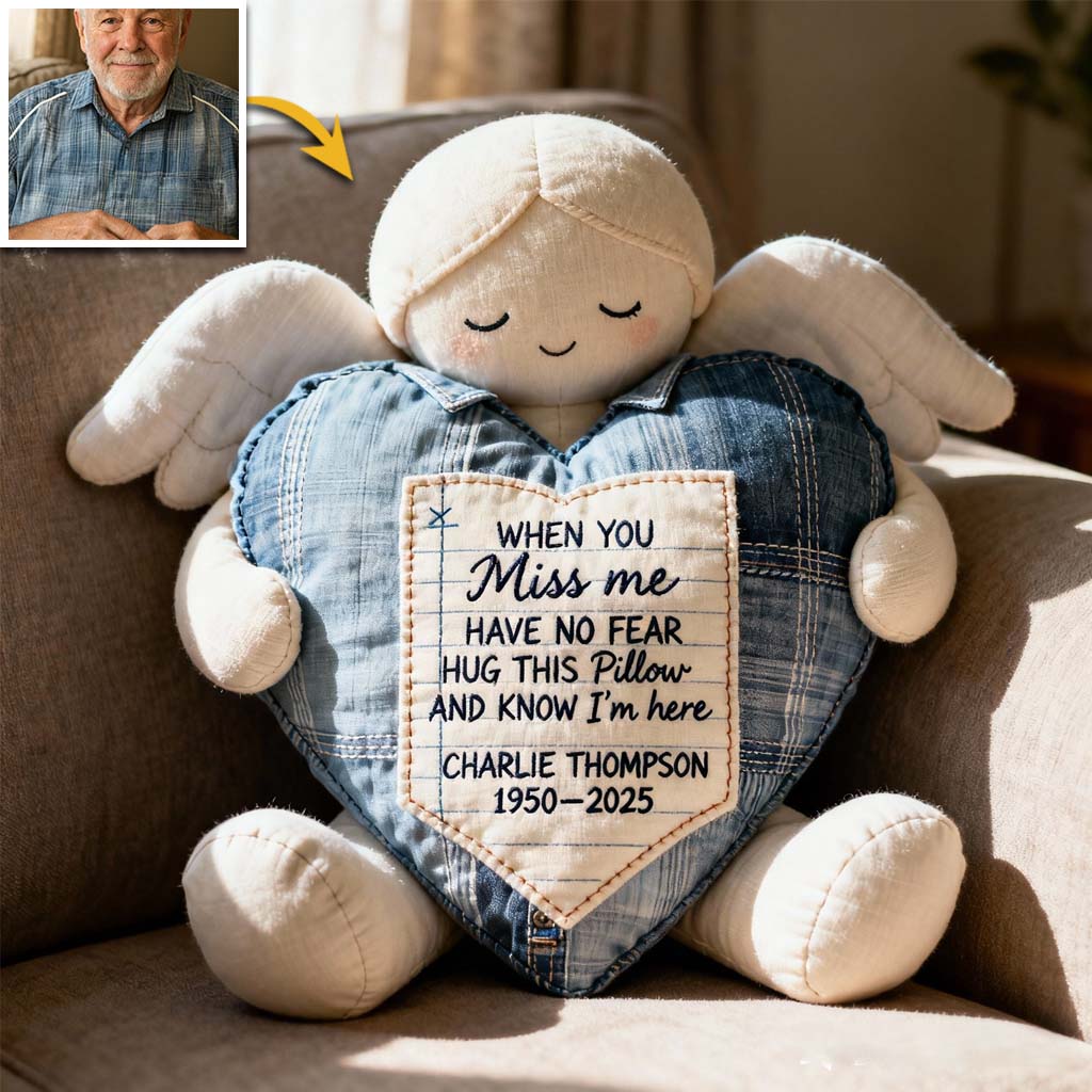 Forever In Our Hearts - Personalized Memorial Shaped Pillow