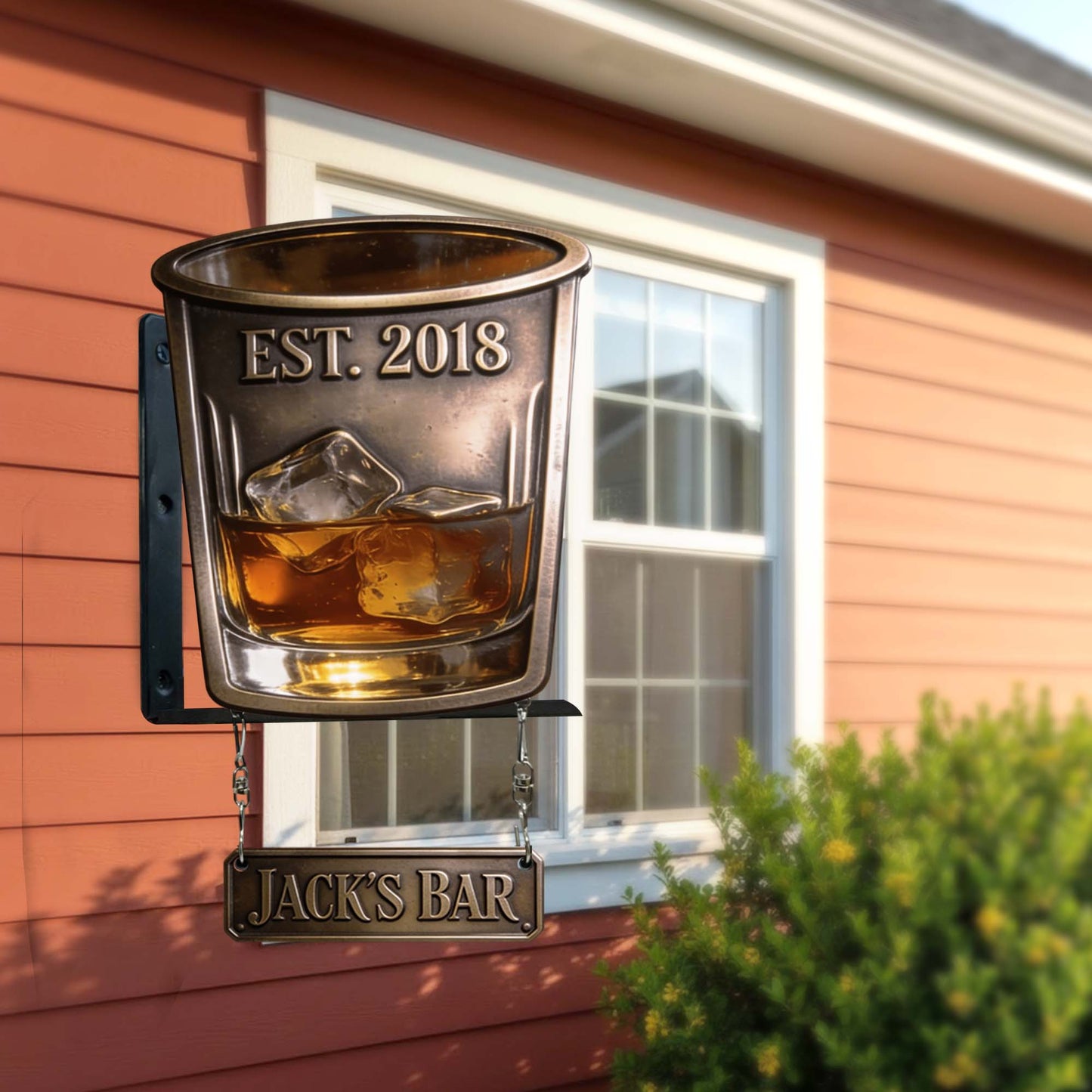 Whiskey Bar - Personalized Whisky Wooden Wall Mount Sign