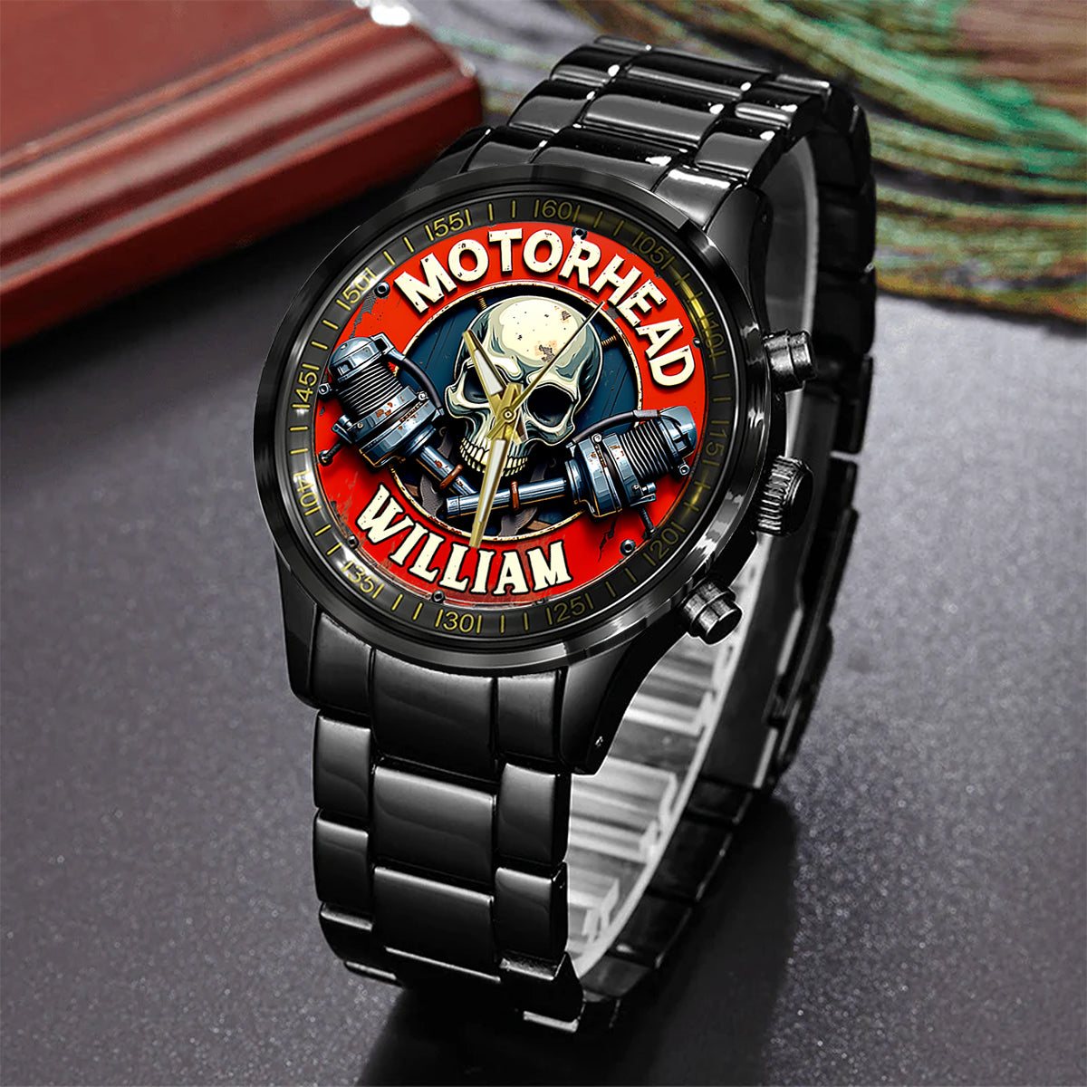 Motor Head - Personalized Biker Hand Watch