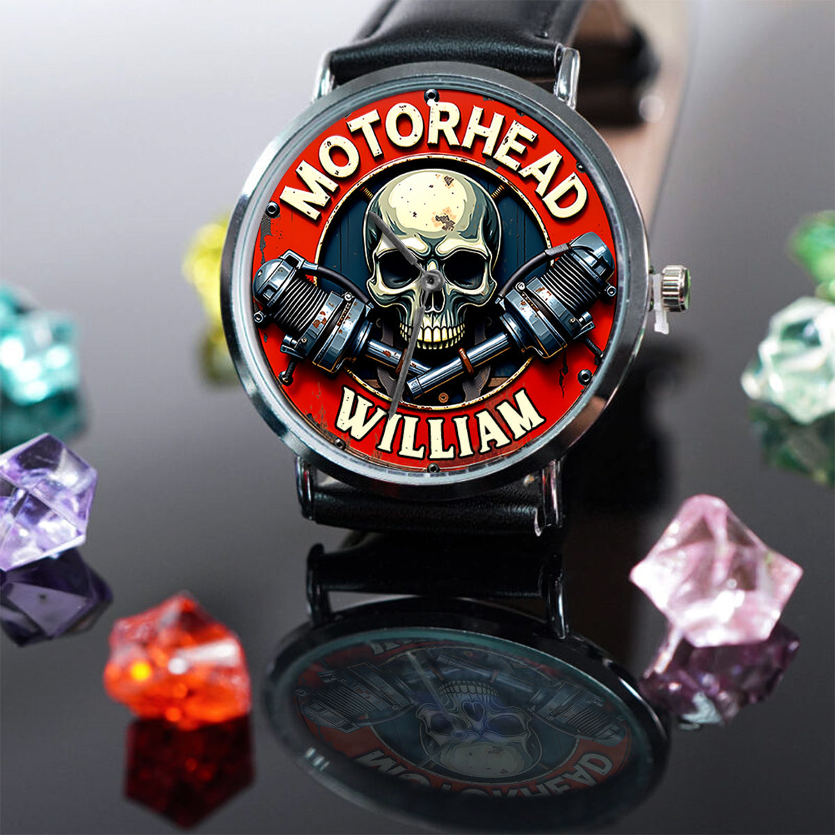 Motor Head - Personalized Biker Hand Watch