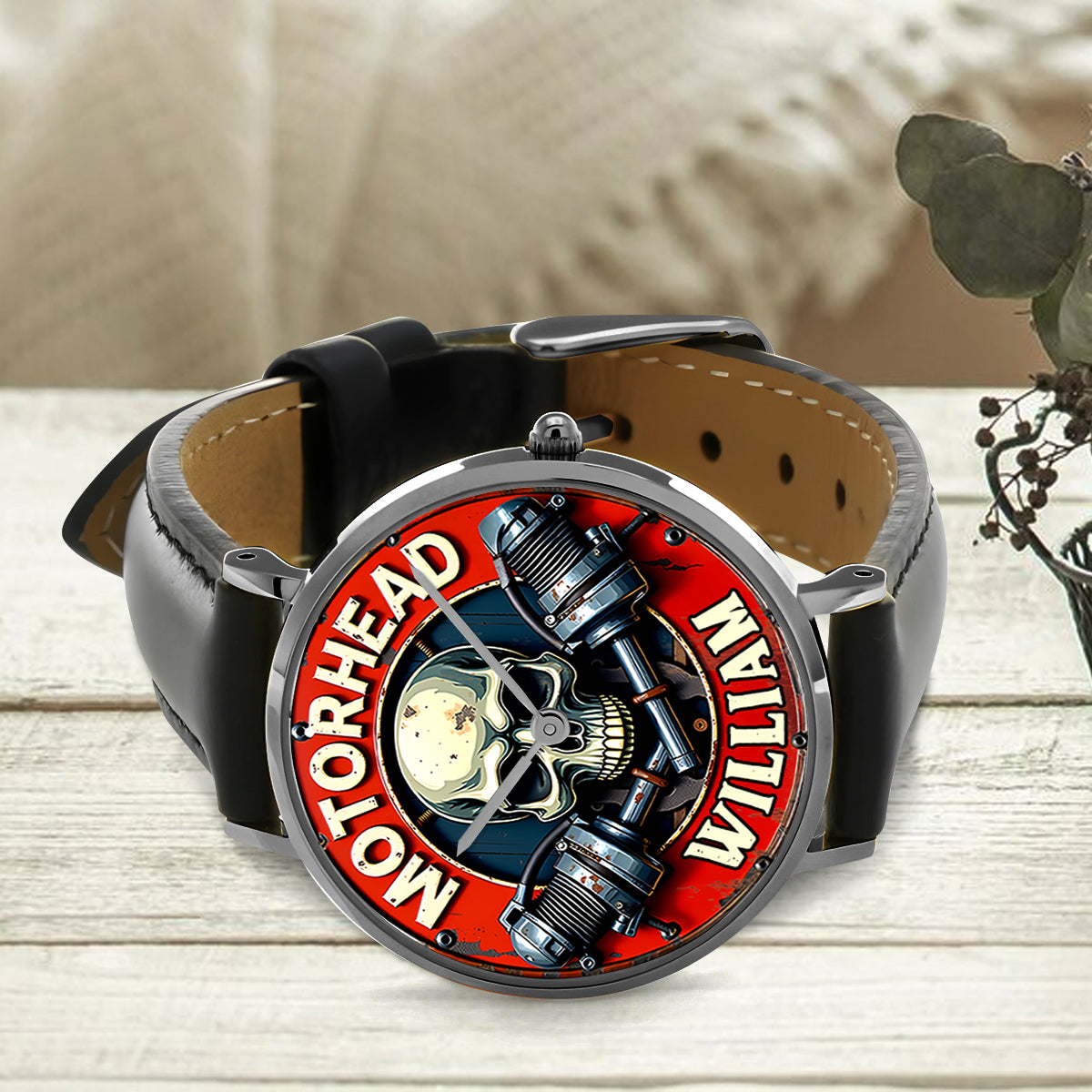 Motor Head - Personalized Biker Hand Watch