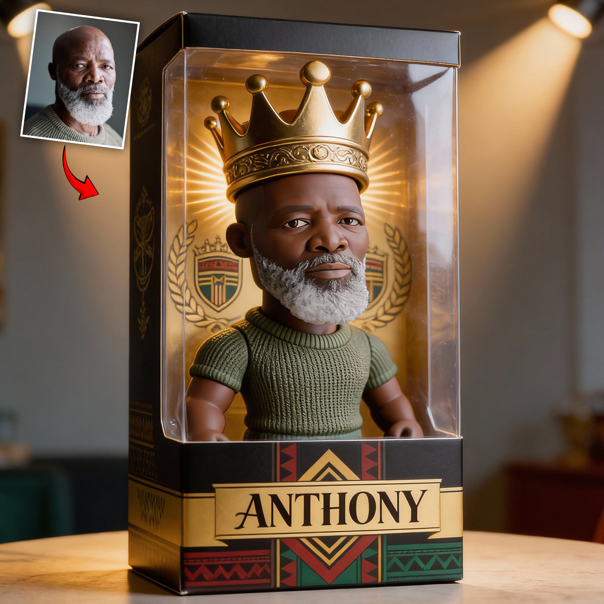 Custom Photo Black Human - Personalized African American Custom Shaped Acrylic Plaque