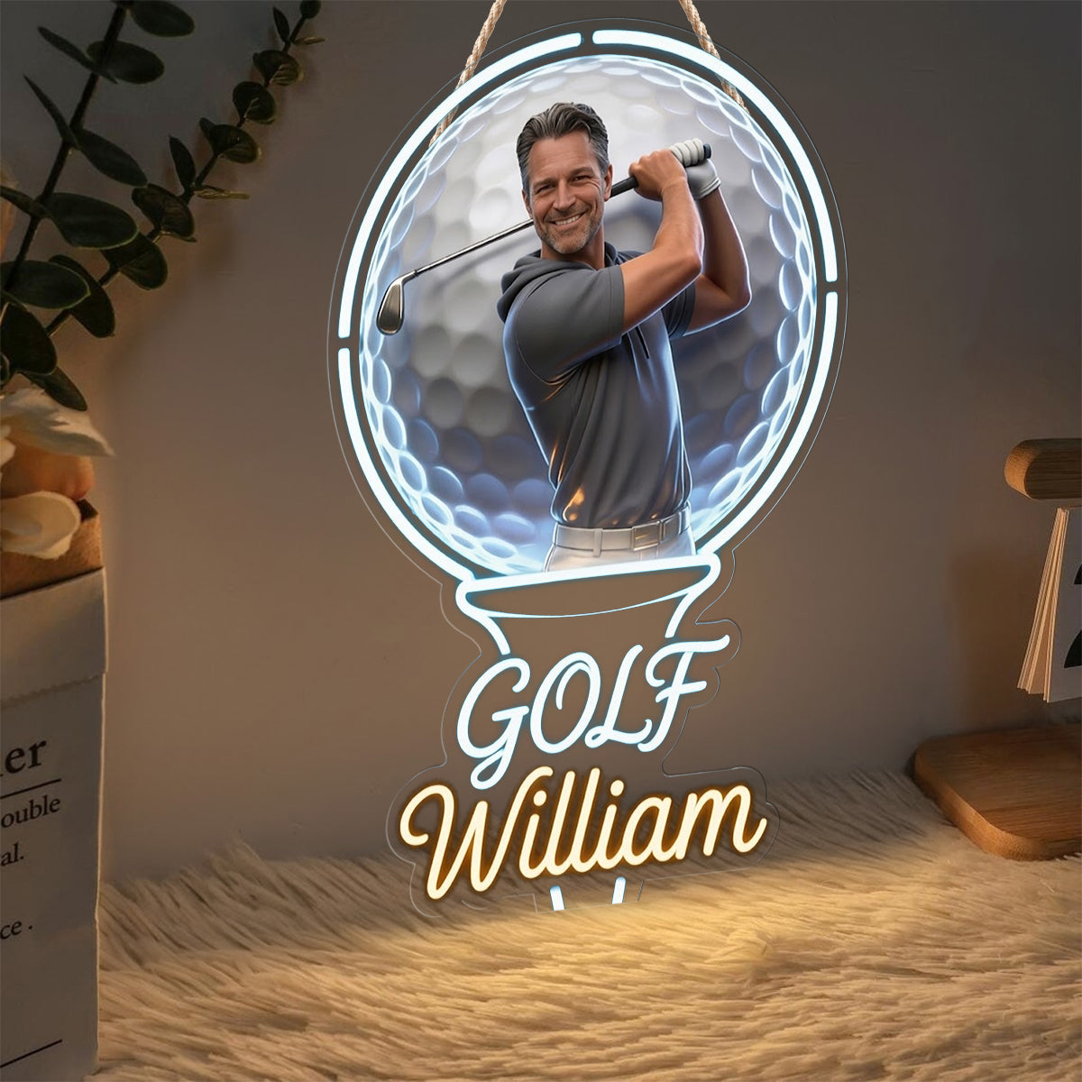 Par Excellence - Personalisierte Golf LED Licht Acrylschild