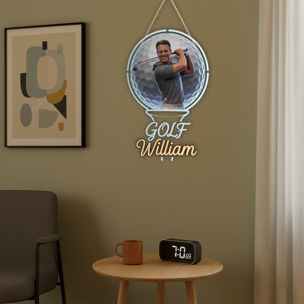 Par Excellence - Personalisierte Golf LED Licht Acrylschild
